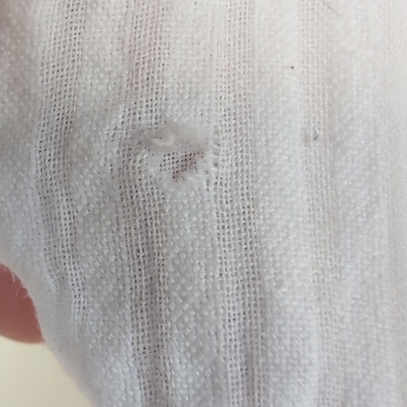 Aritzia Sunday Best Kay Puff-Sleeve Mini Dress Organic Cotton Size L - Picture 10 of 10